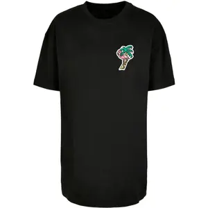 Women's oversize boyfriend T-shirt Mister Tee Flamingo image-0