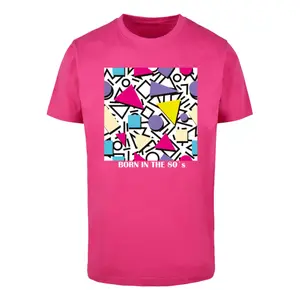 Round neck T-shirt Mister Tee Geometric Retro image-0