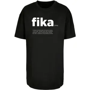 Women's oversized T-shirt Mister Tee Fika Definition image-0