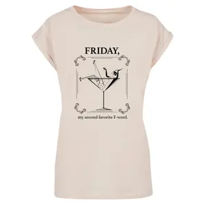 Women's T-shirt Mister Tee F-Word Extended Shoulder image-0