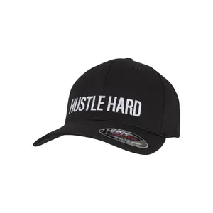 Baseball cap Mister Tee Hustle Wording Flexfit image-0