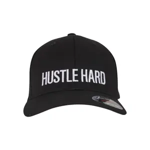 Baseball cap Mister Tee Hustle Wording Flexfit image-1