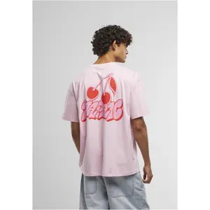 Oversized T-shirt Mister Tee Pink Cherries image-4
