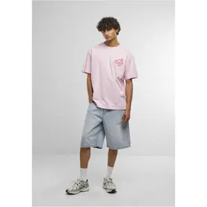 Oversized T-shirt Mister Tee Pink Cherries image-2