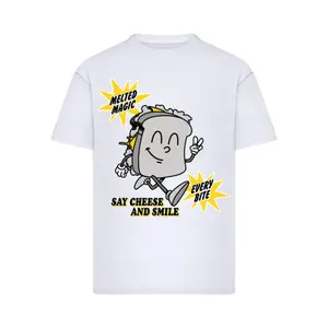 Oversized T-shirt Mister Tee Cheese And Smile image-0