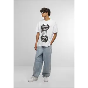 Oversized T-shirt Mister Tee Grillz Lips image-4