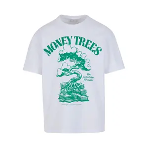 Oversized T-shirt Mister Tee Green Money Trees image-0