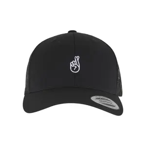 Trucker cap Mister Tee Crossed Fingers Handsign Retro image-1