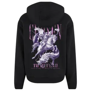 Sweatshirt com capuz e fecho de correr Mister Tee Chosen To Defend Fluffy image-1