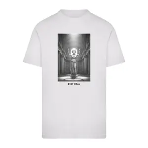 T-shirt Mister Tee Stay Real Statue image-0