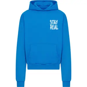 Oversized hooded sweatshirt Mister Tee Stay Real image-0