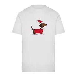 T-shirt Mister Tee Christmas Dackel image-0