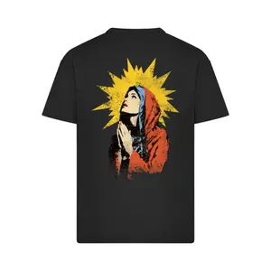 Oversized T-Shirt Printed Virgin of the Renaissance Mister Tee image-1