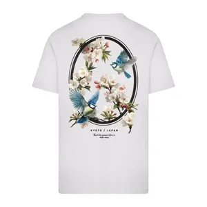 T-shirt Mister Tee Kyoto Japan Birds And Flowers image-1