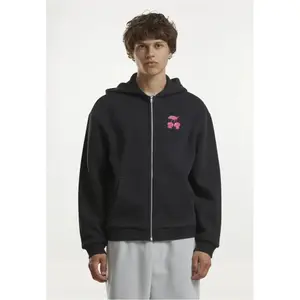 Zip-up hoodie Mister Tee Fresh to Death Cherries image-1