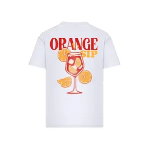 Oversized T-shirt Mister Tee Orange Sip image-2
