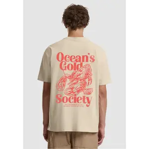 Oversized T-shirt Mister Tee Oceans Gold image-3