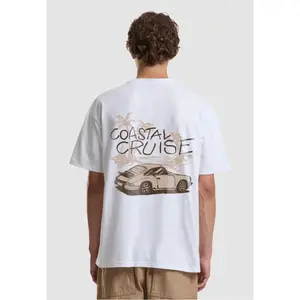 Oversized T-shirt Mister Tee Coastal Cruise image-3