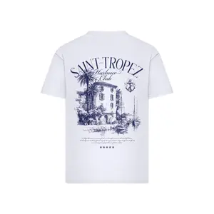 Oversized T-shirt Mister Tee Hotel Saint Tropez image-2