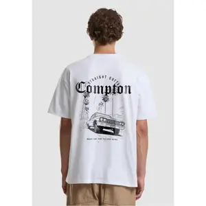 Oversized T-shirt Mister Tee Compton Lowrider image-3