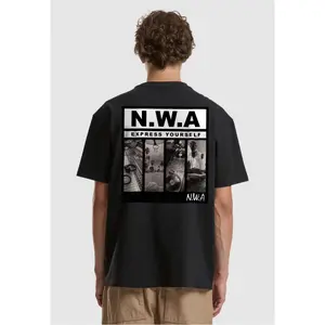 Oversized T-shirt Mister Tee N.W.A Express Yourself image-3