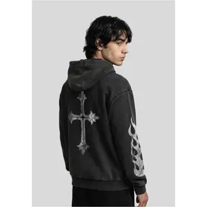 Zip-up hoodie Mister Tee Vintage Cross image-1