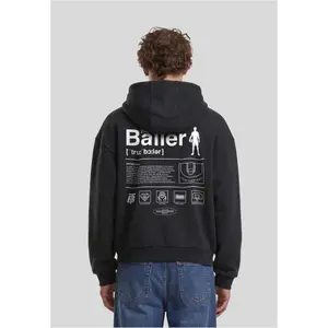 Sudadera con capucha y cremallera Mister Tee True Baller Definition image-1