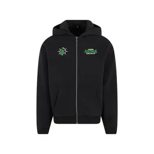 Sudadera con capucha y cremallera Mister Tee Liquid Voltage image-2