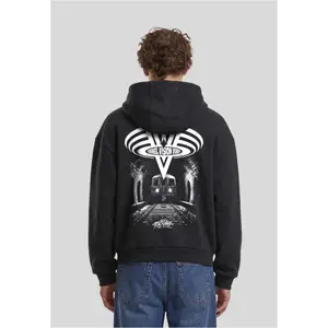 Sudadera con capucha y cremallera Mister Tee Tunnel Vision Vibes image-1