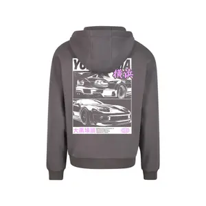 Sudadera con capucha y cremallera Mister Tee Yokohama Race Two image-3