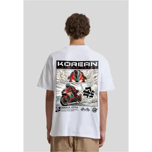 Camiseta oversize Mister Tee Korean Racing Team image-1
