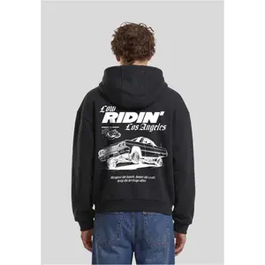 Sudadera con capucha y cremallera Mister Tee Low Ridin LA image-1