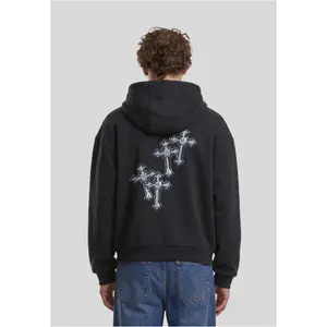 Kapuzensweatshirt mit Reißverschluss Mister Tee Six Crosses image-1