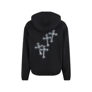 Kapuzensweatshirt mit Reißverschluss Mister Tee Six Crosses image-3