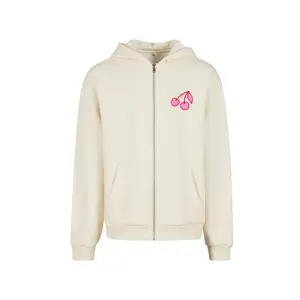 Sudadera con capucha y cremallera Mister Tee Pink Cherries image-2