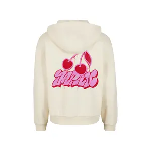 Sudadera con capucha y cremallera Mister Tee Pink Cherries image-3
