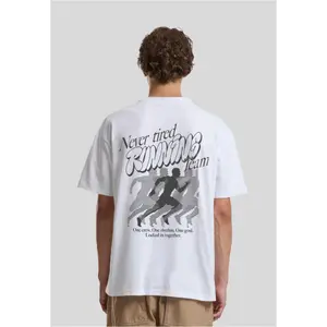 T-shirt oversize Mister Tee Never Tired Running Team image-1