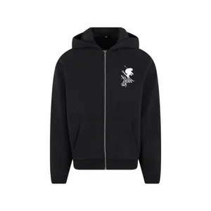 Sweatshirt com capuz e fecho de correr Mister Tee No Office Day image-2