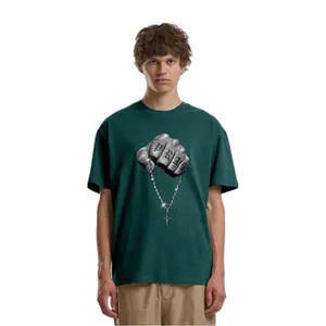 Loose T-shirt Mister Tee Faith Meets Strength image-0