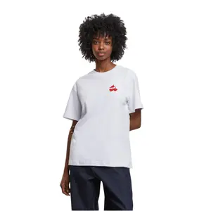 Women's T-shirt Mister Tee Heart Cherries EMB image-1