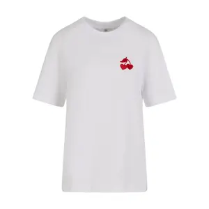 Women's T-shirt Mister Tee Heart Cherries EMB image-0