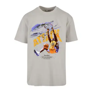 T-shirt oversize grandes tailles Mister Tee Attack Player image-0