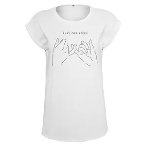 T-shirt til kvinder Mister Tee Play For Keeps image-0