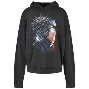 Sweatshirt hooded Mister Tee Thorned Mask