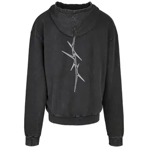 Sweatshirt hooded Mister Tee Thorned Mask image-1