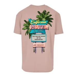 Oversized T-shirt Mister Tee California Motel image-1
