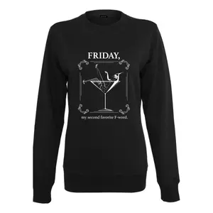 Sweatshirt med rund hals til kvinder Mister Tee F-Word image-0