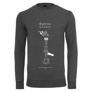 Sweatshirt mit Rundhalsausschnitt Mister Tee Depresso image-0