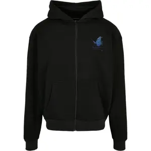 Felpa con zip a cappuccio Mister Tee Grid Head Butterfly