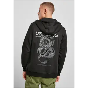 Zip-up hoodie Mister Tee Dragons Never Die Heavy image-3